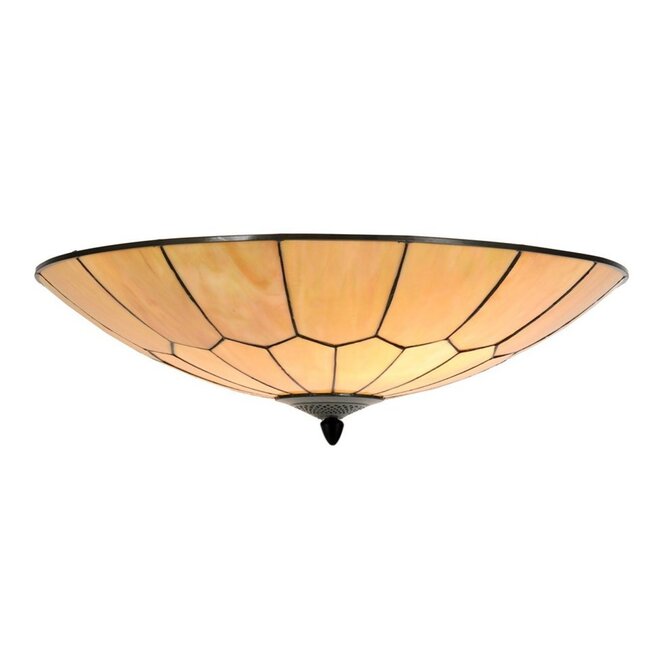 Tiffany Plafonnière French Art Deco Amber Sky 60cm
