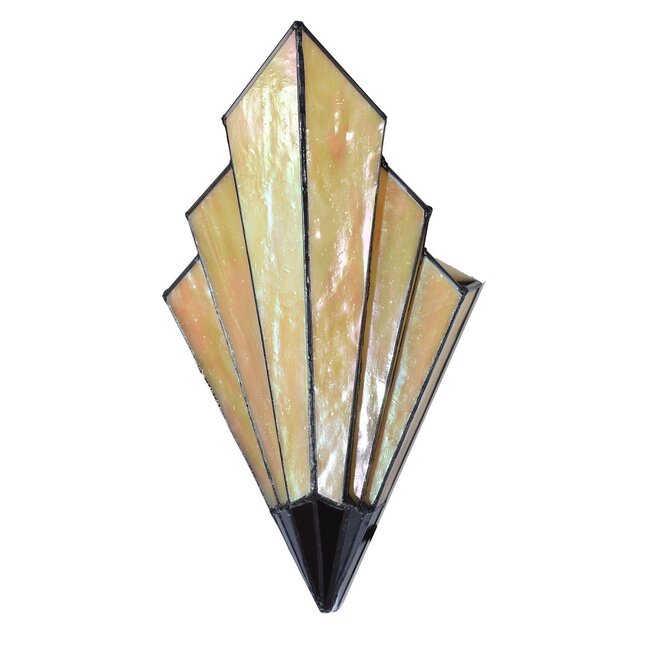 Tiffany Wandlamp French Art Deco Amber Sky
