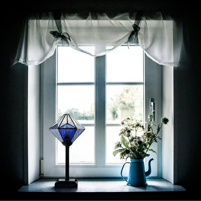 Tiffany Tafellamp Akira Blue