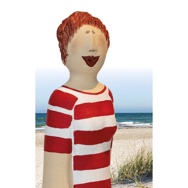 Stoere Matrozen Vrouw, Keramiek H45 cm