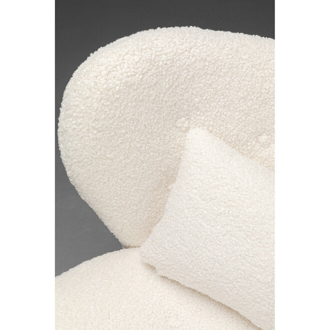 2-zits bankje Jacky Teddy wit 163cm