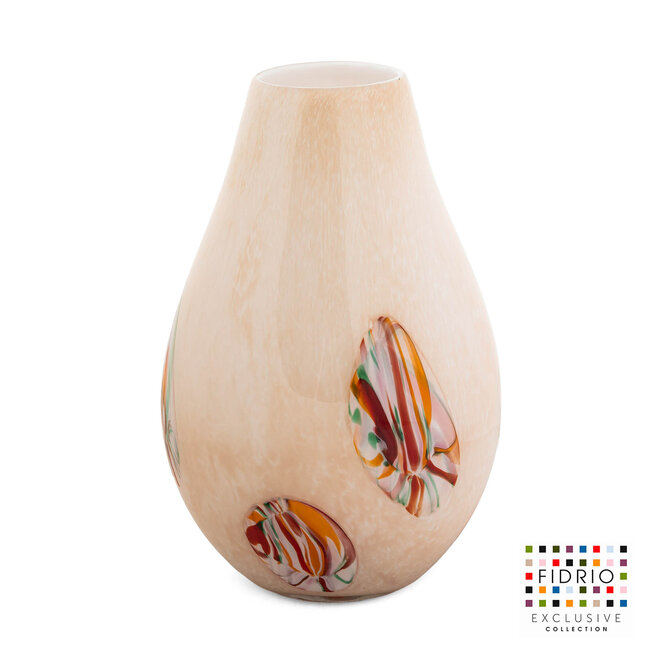 Glass Art Vaas Organic Eyes H40cm