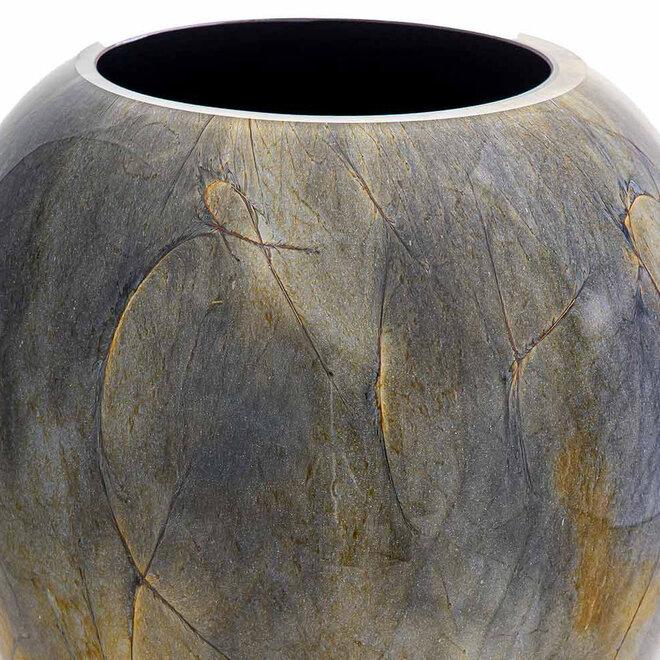 Glass Art Vaas Alore XL Magma H33cm
