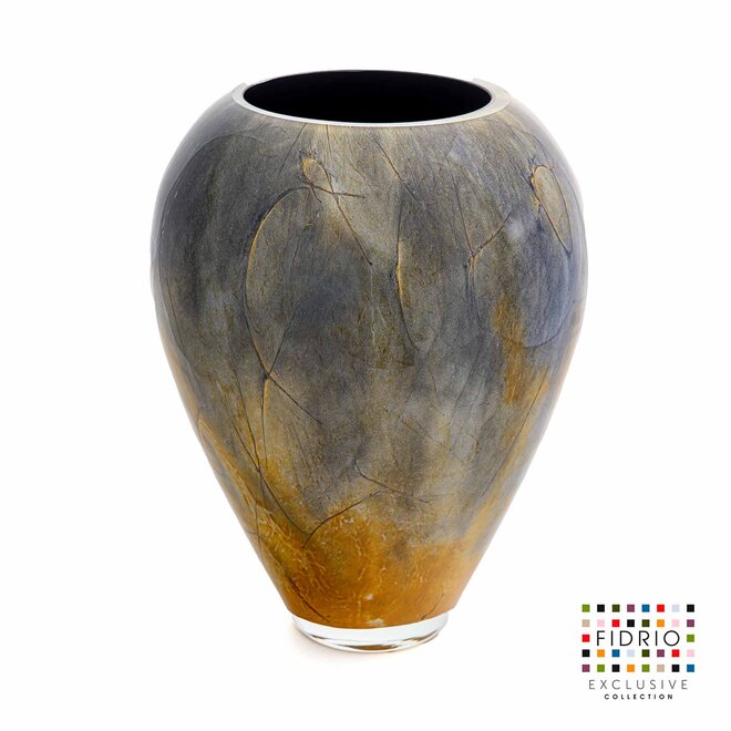 Glass Art Vaas Alore XL Magma H33cm