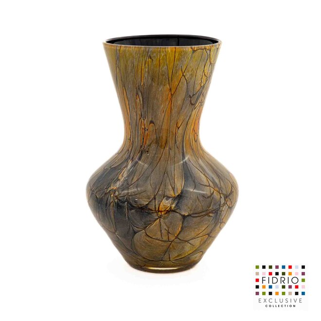 Glass Art Vaas Parma Magma H28cm