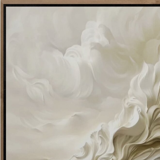 XL Velvet schilderij Clouds Dancing At Sea 180x120