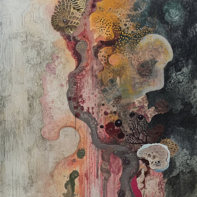 Velvet schilderij Amara 100x100