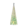 Sompex kerstboom glitter Groen lamp H33 cm