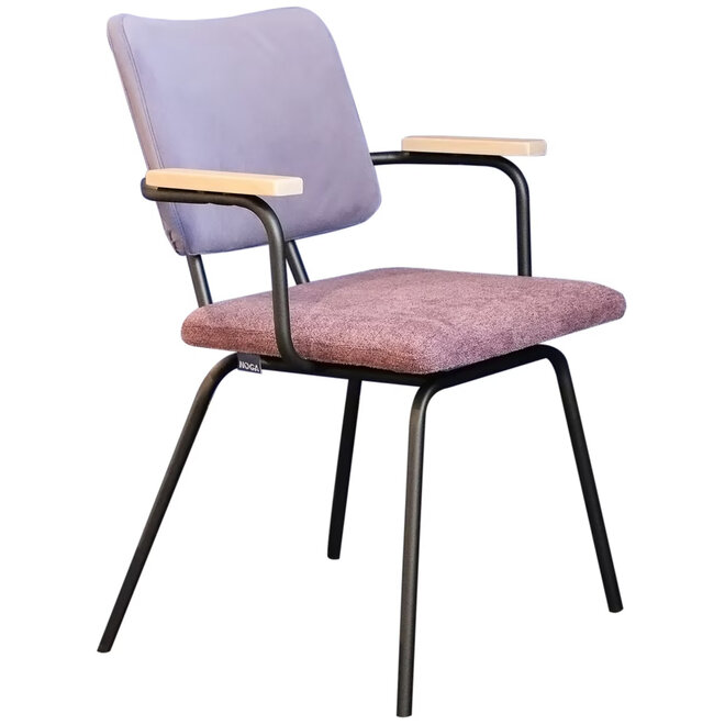 Eetkamerstoel Luka, draaibaar en duo stoffering mogelijk