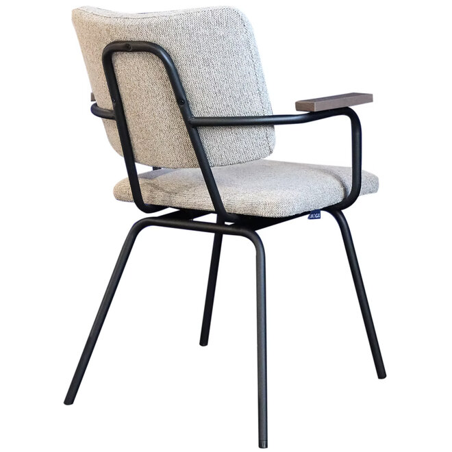 Eetkamerstoel Luka, draaibaar en duo stoffering mogelijk