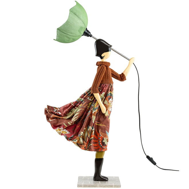 Tafellamp Paraplu dame Sarabo