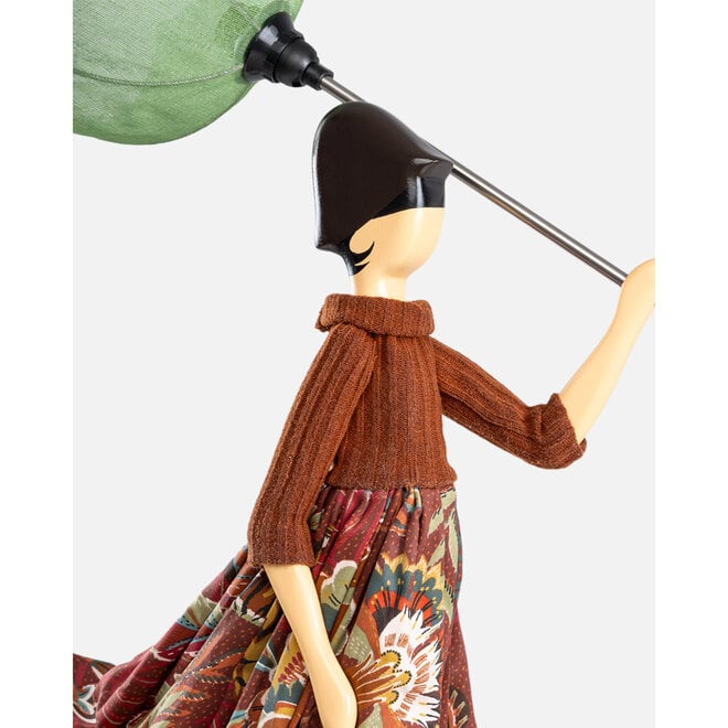 Tafellamp Paraplu dame Sarabo