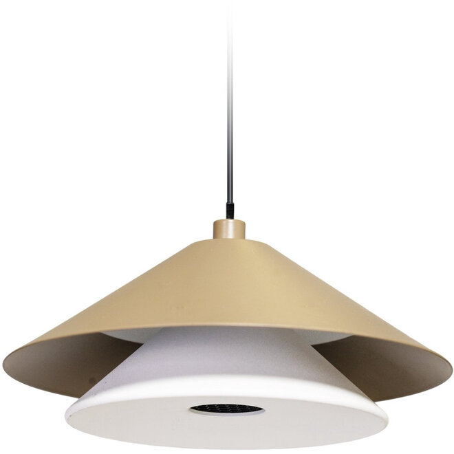 Hanglamp Jens, 5 lichts, aan balk L116 cm, hoogte instelbaar