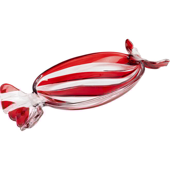 Decoratieve Schaal Candy rood B34cm