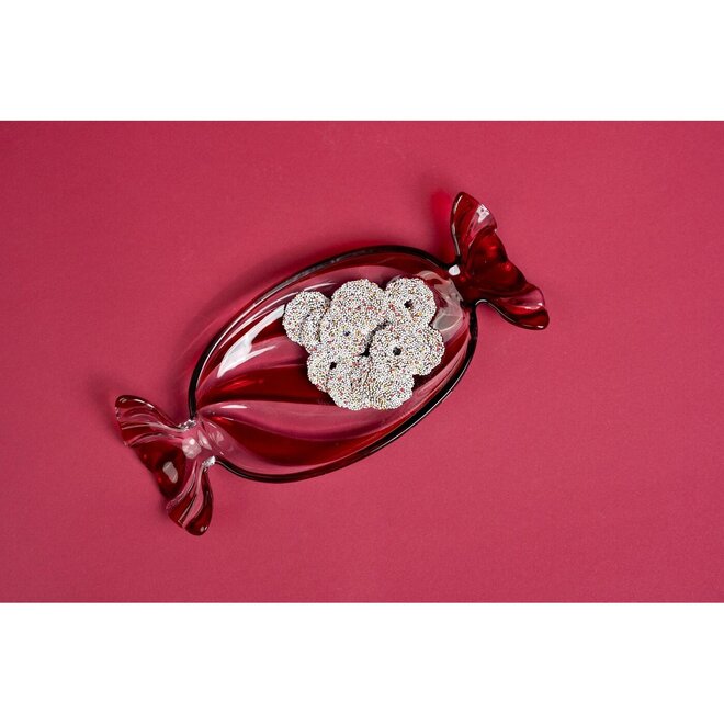 Decoratieve Schaal Candy rood B34cm