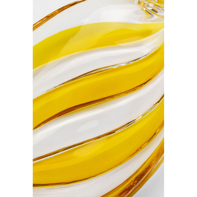 Decoratieve Schaal Candy, geel L34cm