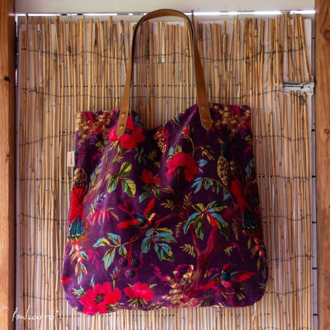 Tas Paradise paars 50x50
