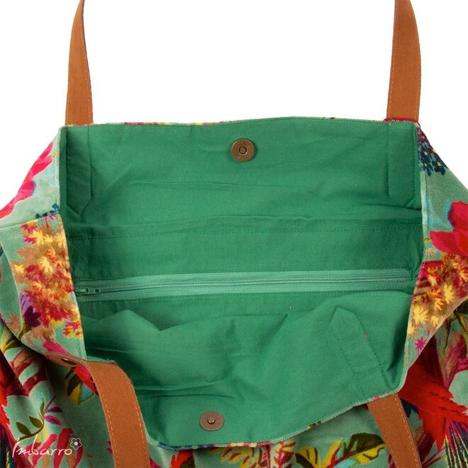Tas Paradise groen 50x50