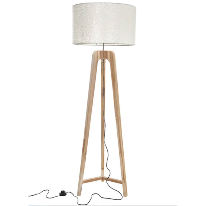 Villaflor schelpenlamp - Lampenkap Wangi White 55cm