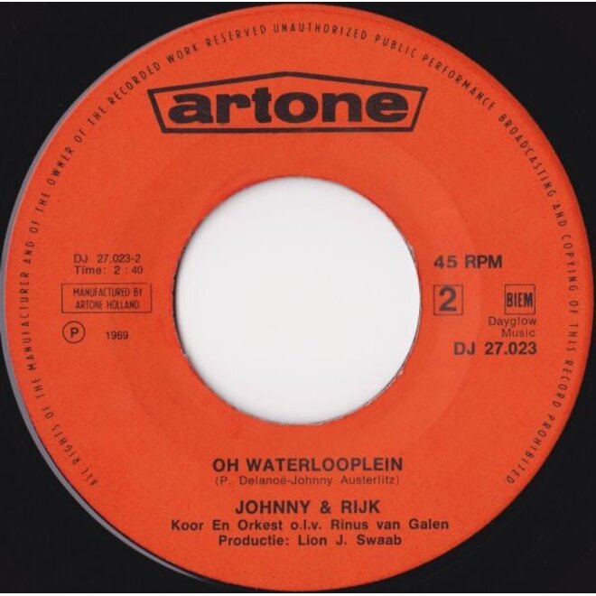 Muziekdoosje met melodie: Oh Waterlooplein (Les Champs Élysées)