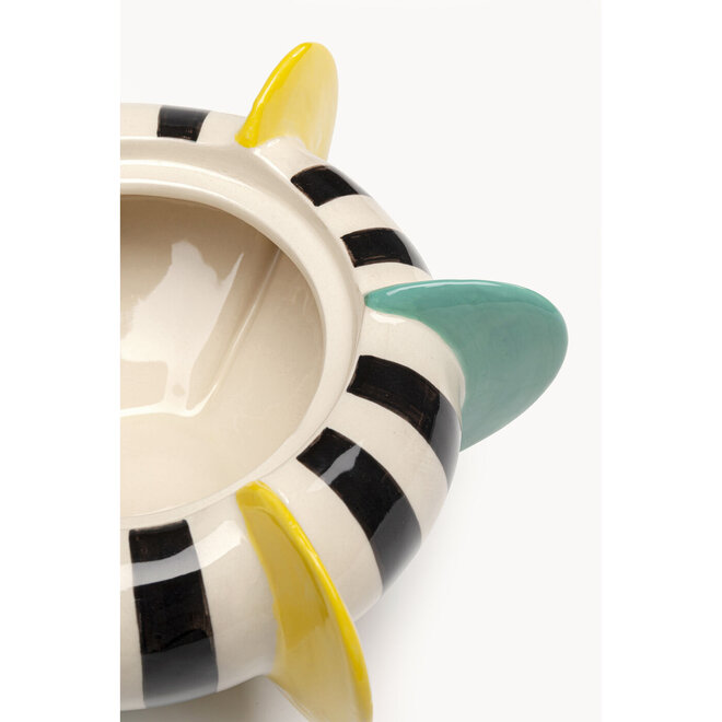 Decoratieve schaal met deksel "Harlequin" H18cm