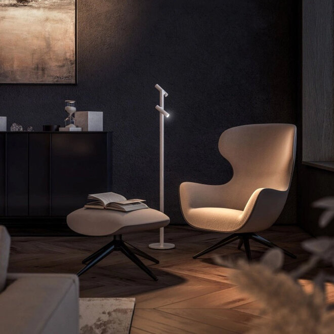 Sompex Oplaadbare Leeslamp Tubo,wit 2-lichtslichts