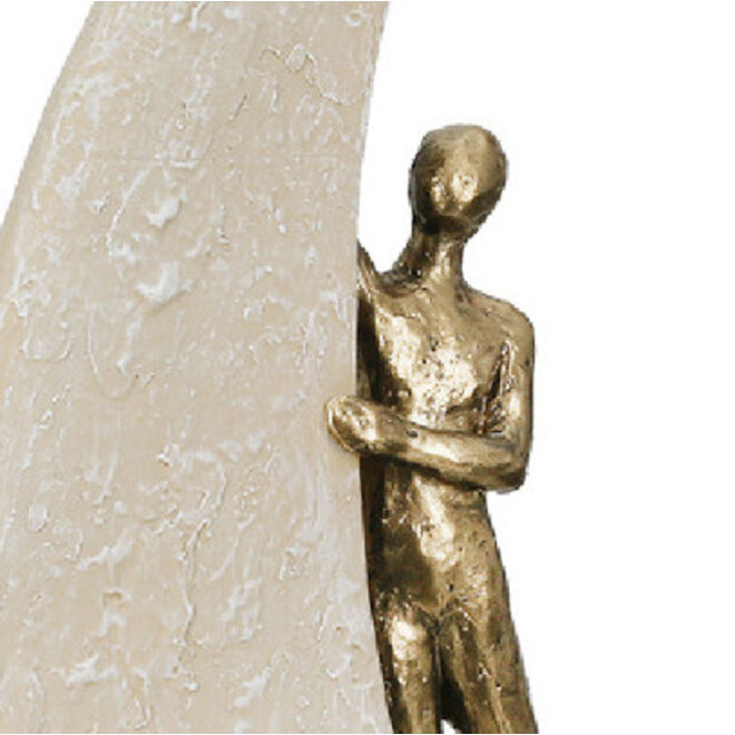 Figuur 'Sailing' goud H29cm