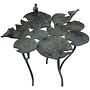 Binnen/buiten Bijzettafel Waterlelie en Vogels H55cm