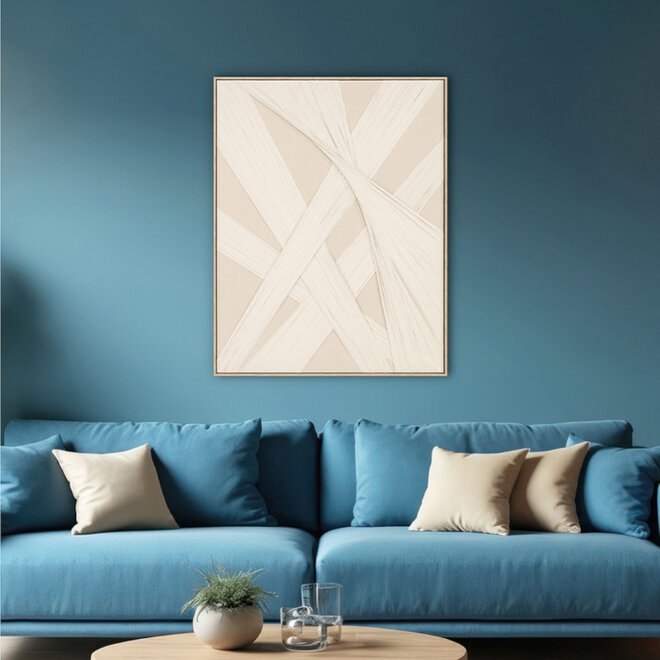 Canvas schilderij Stretched Forms "A" 90x120