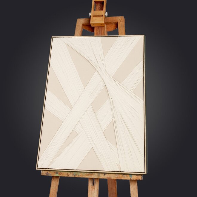 Canvas schilderij Stretched Forms "A" 90x120