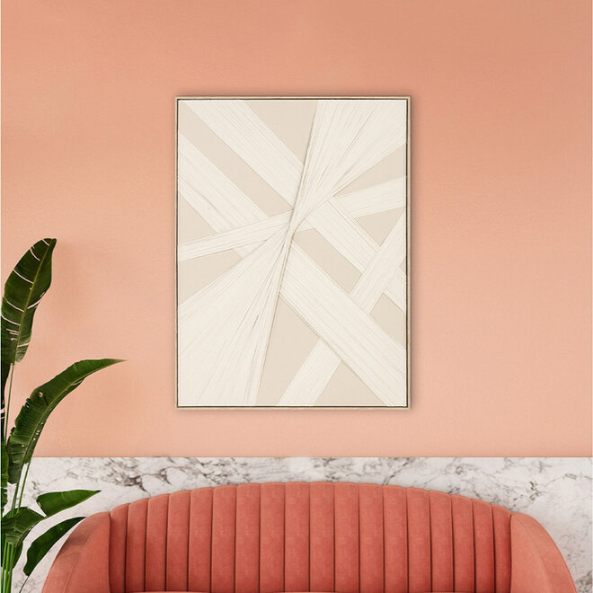 Canvas schilderij Stretched Forms "B" 90x120