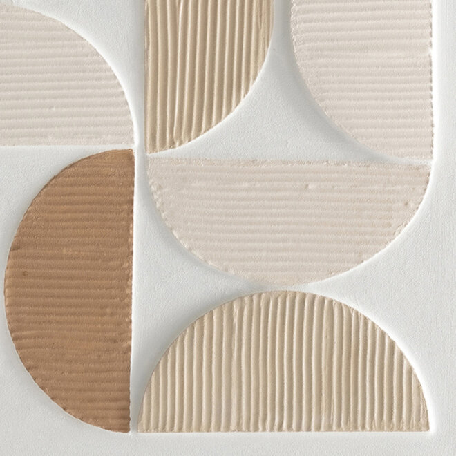 Canvas schilderij 3D Semicirkel 80x120