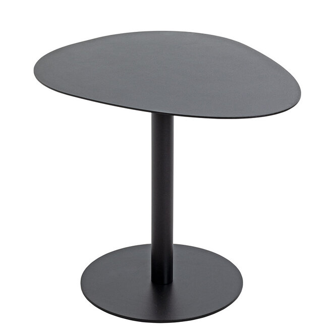 Bijzettafel Organic, zwart H42cm