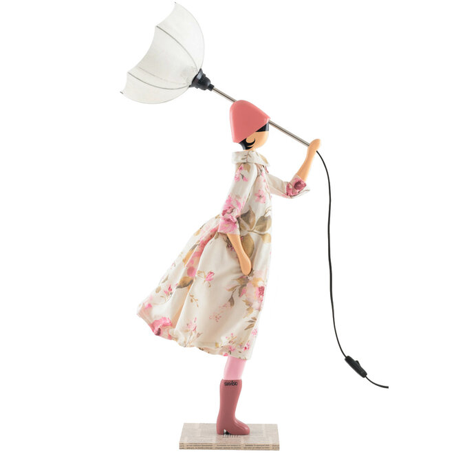 Skitso Tafellamp Paraplu dame Paeonia