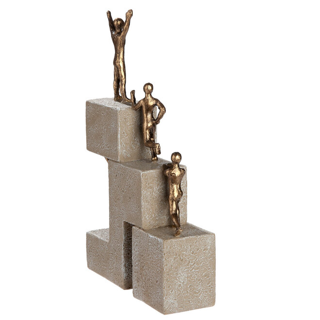 Sculptuur 'Succes', polyresin H25cm