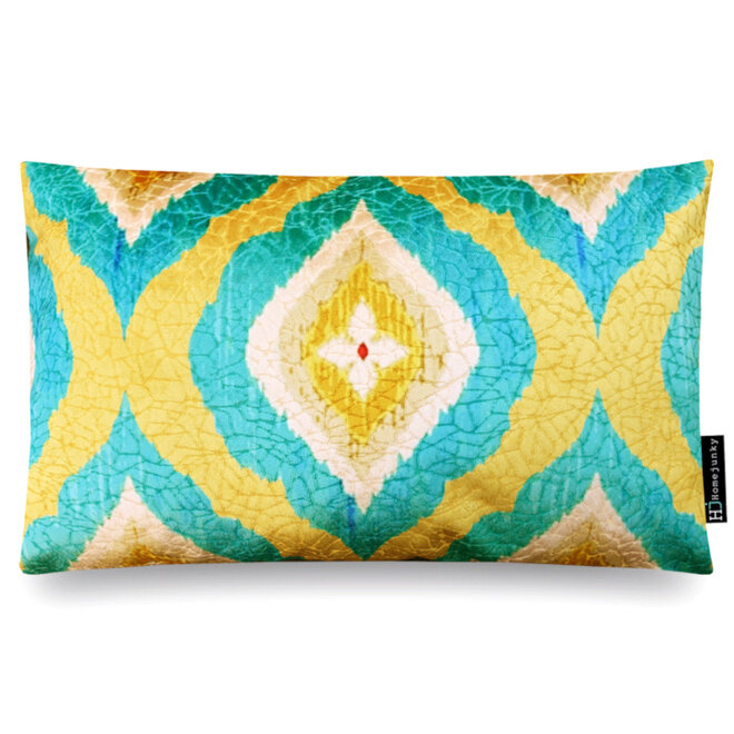 Sierkussen Hadaya Yellow Green 60x40