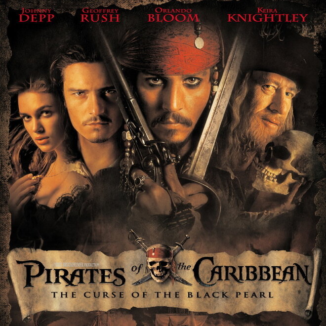 Muziekdoosje met melodie: Main Theme (Pirates of the Caribbean)