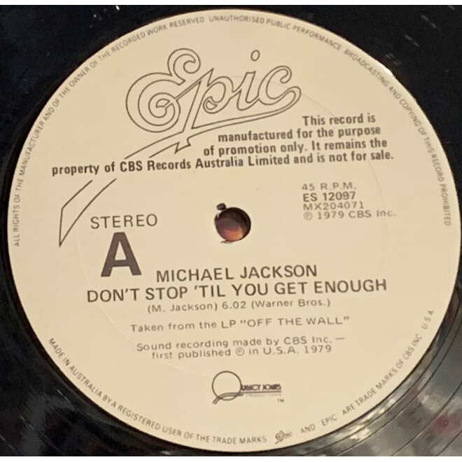 Muziekdoosje met melodie: Don’t Stop ’Til You Get Enough (Michael Jackson)