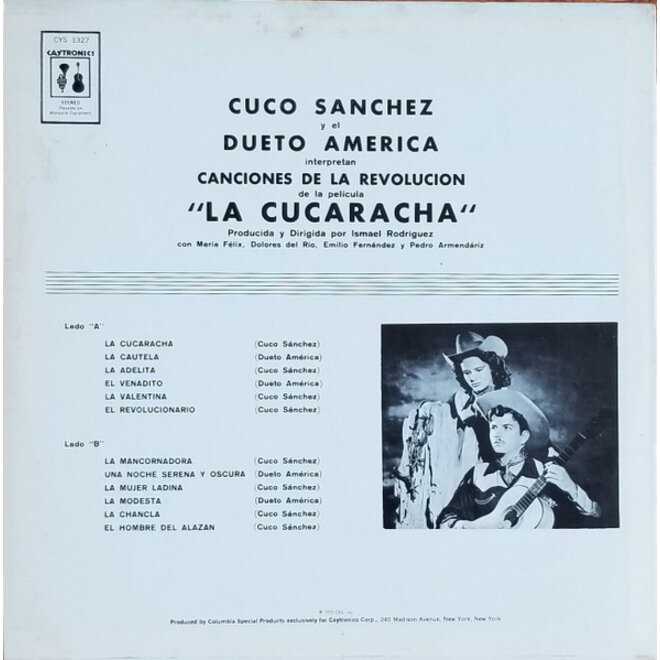 Muziekdoosje met melodie: La Cucaracha