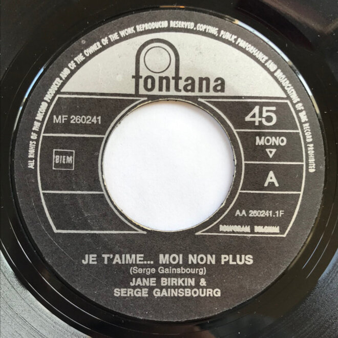 Muziekdoosje met melodie: Je t'aime... moi non plus