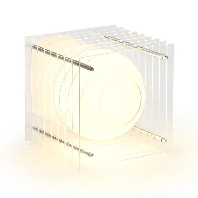 Tafel- vloerlamp LOP Clear 18cm