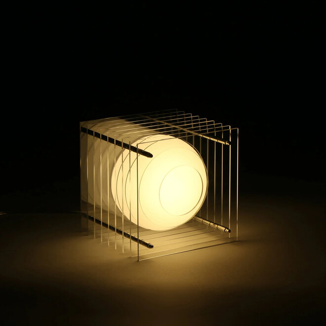 Tafel- vloerlamp LOP Clear 18cm