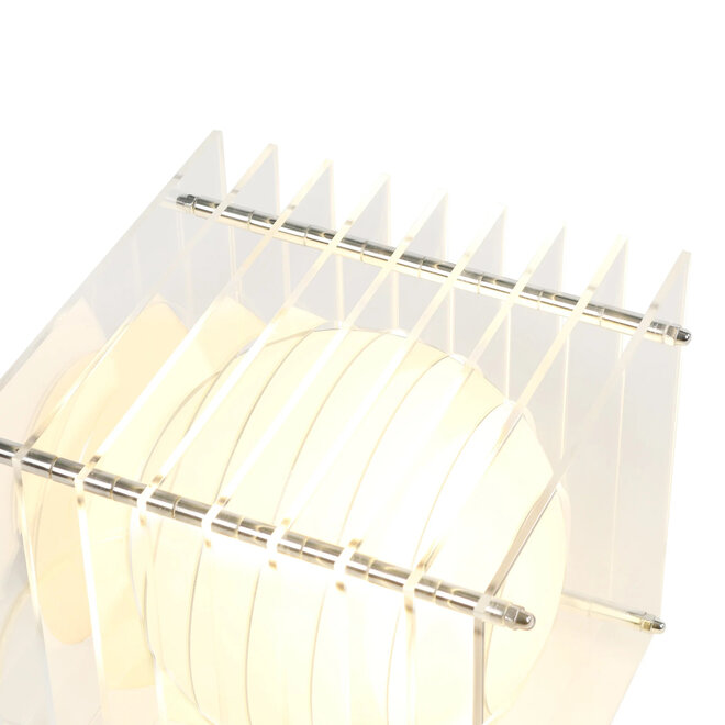 Tafel- vloerlamp LOP Clear 18cm