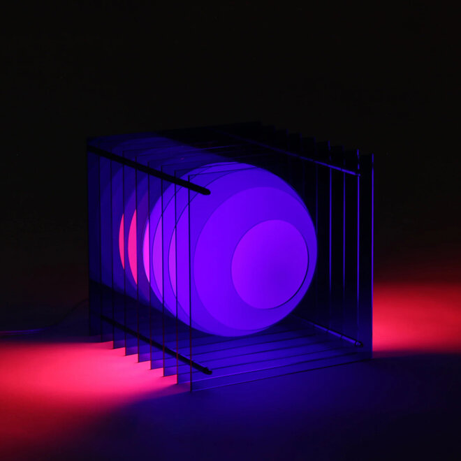 Tafel- vloerlamp LOP Blue 24cm