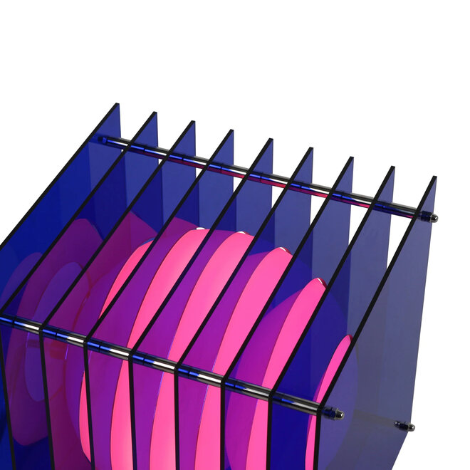 Tafel- vloerlamp LOP Blue 24cm