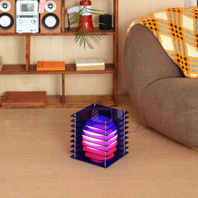 Tafel- vloerlamp LOP Blue 24cm