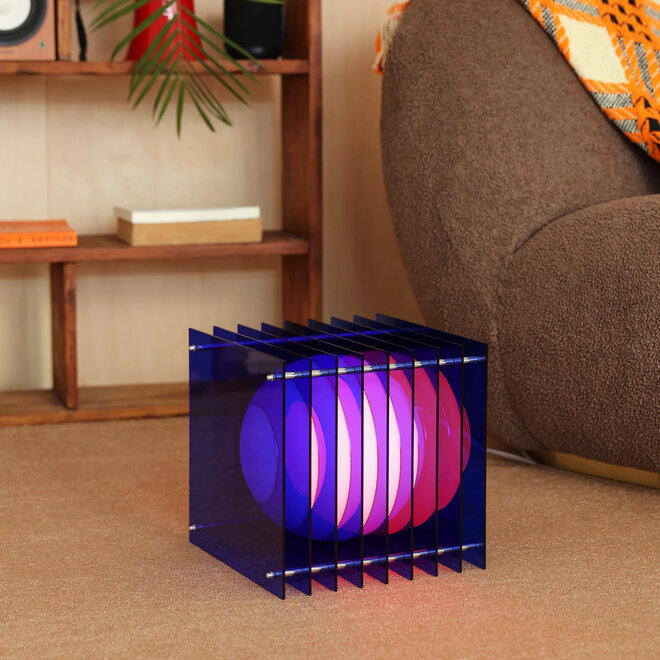 Tafel- vloerlamp LOP Blue 24cm