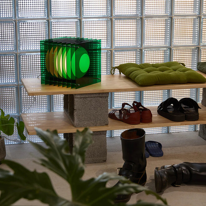 Tafel- vloerlamp LOP Green 24cm