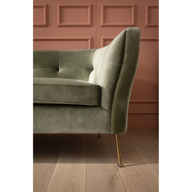 Sofa Rimini Groen 2- zits 168cm