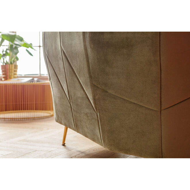 Sofa Rimini Groen 2- zits 168cm